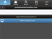 Tablet Screenshot of perfumesandcosmetics.com